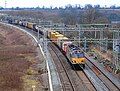 Image 6Freight train with shipping containers in the United Kingdom (from Transport)