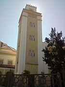 Mosque minaret tower.