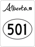 Highway 501 marker