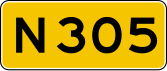 Provincial highway 305 shield}}