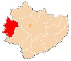 Location within the voivodeship