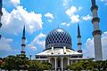 Sultan Salahuddin Abdul Aziz Mosque in Selangor, Malaysia