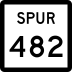 State Highway Spur 482 marker