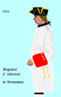 régiment de Vermandois de 1734 à 1762