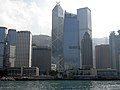 AIA Central amongst the Hong Kong skyline in February 2006