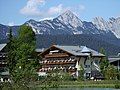 The Arnplattenspitze (left) and Middle Arnspitze (right) from Wildsee