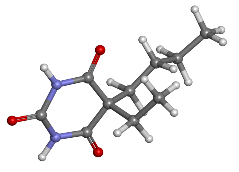 File:Butobarbital ball-and-stick.png