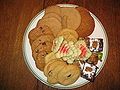 I award you this plate of cookies for reverting vandalism on my talk page. Many thanks!