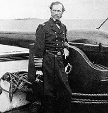 Rear Admiral John A. Dahlgren, "The Father of Naval Ordnance" who commanded the Union Navy vessels involved in the Battle of Tulifinny