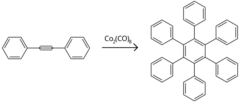 File:Diphenylacetylene cyclotrimerization.png