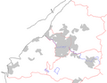 Bristol area with county boundaries, rivers, towns.