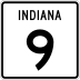 State Road 9 marker