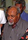 Prime Minister of Papua New Guinea Sir Michael Somare.