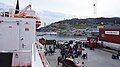 Sarfaq Ittuk − passenger exchange at Qaqortoq port