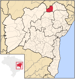 Location in Bahia