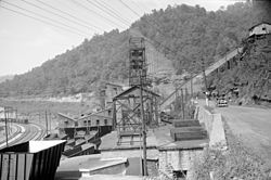 Coal tipple in Capels, 1938. Photo by Marion Post Wolcott.