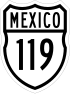 Federal Highway 119 shield