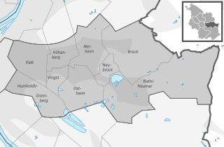 District map of Kalk