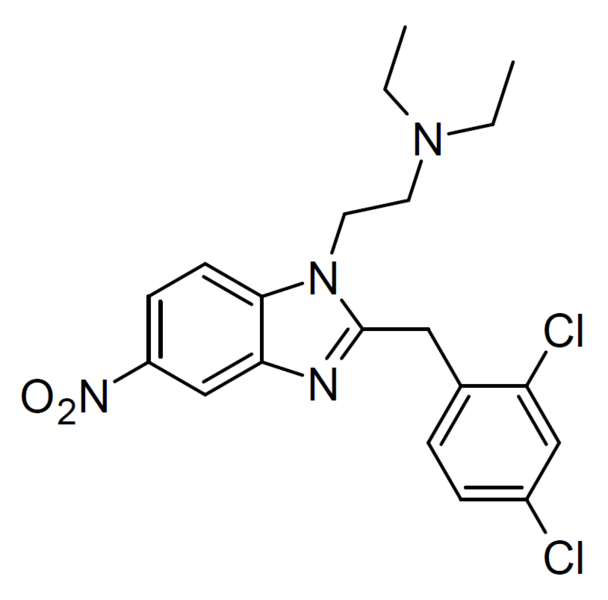 File:Diclonitazene structure.png