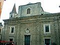 Façade of San Biagio church in Finalborgo