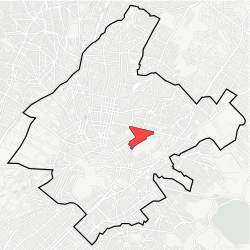 Location within Athens