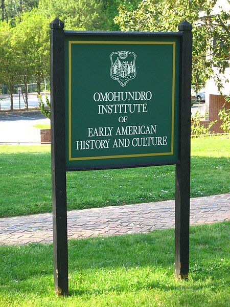 File:Omohundro Institute sign.jpg