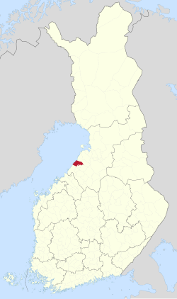 Location of Pyhäjoki in Finland