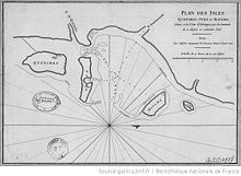 A map of the island in 1775