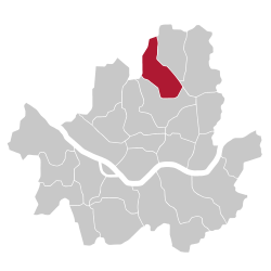 Location of Gangbuk District in Seoul