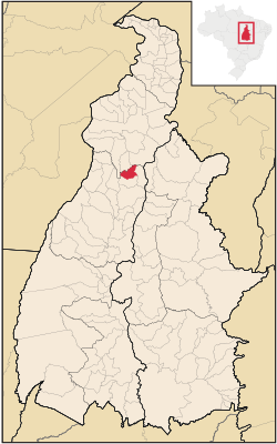 Location in Tocantins state