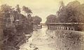 Kham river & city walls of Aurangabad 1860s