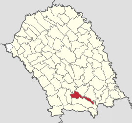 Location in Botoșani County