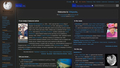 Dark mode CSS screenshot