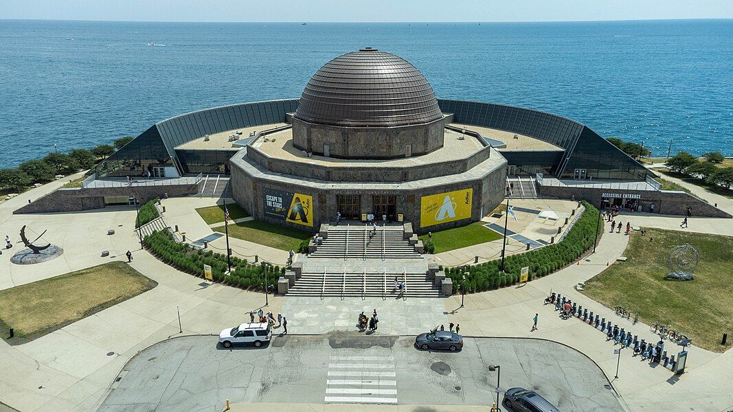 Adler Planetarium, Chicago 41°51′59″N 87°36′24″W﻿ / ﻿41.8663647°N 87.6067791°W﻿ / 41.8663647; -87.6067791﻿ (Adler Planetarium)