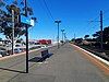 Southbound view from platform 1 at Aircraft