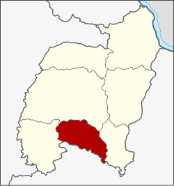 District location in Amnat Charoen province