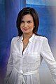 Filipina TV host Daphne Oseña-Paez half shot wearing a white blouse