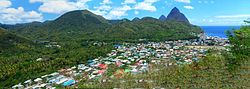 Soufrière and the Pitons