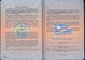 Information page of a Marshallese passport.