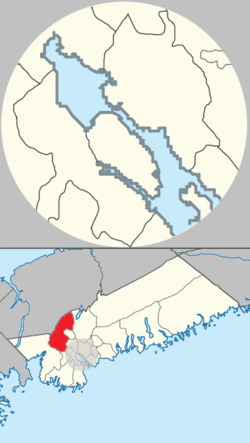 Location of Hammonds Plains, Upper Sackville and Beaverbank planning area of municipal Halifax