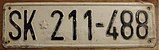 An old SFRY plate from Skopje