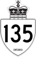 Highway 135 marker