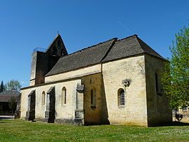 The church in Sainte-Nathalène