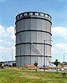 This gas holder has since been demolished although it was a late addition to the works.