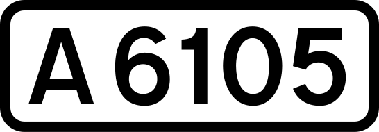 File:UK road A6105.svg