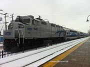 EMD F59PH locomotive from Delson-Candiac at Vendôme station