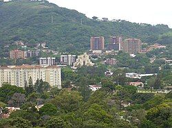 Skyline of Escazu City