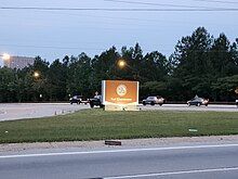 Fort Eisenhower sign at the McKenna Gate