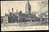 Postcard view of the Everett Street Depot headhouse