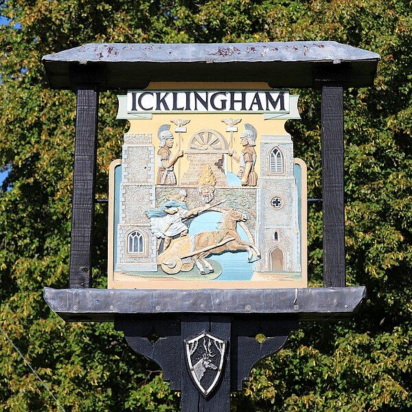 File:Icklingham Village Sign.jpg